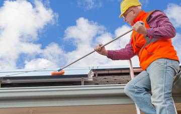 Hermitage Green soft wash roof cleaning